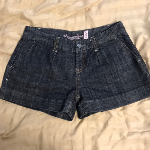 american rag denim shorts